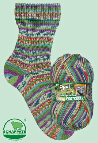 Opal Schafpate 16 Portraaah 4 Ply