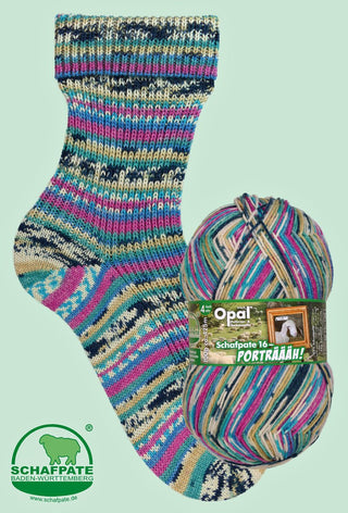 Opal Schafpate 16 Portraaah 4 Ply