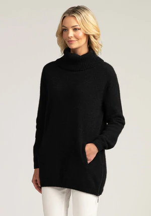 Zip Tunic Sweater