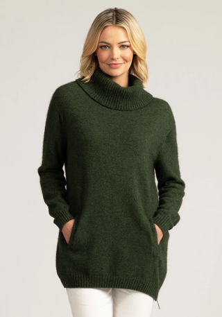 Zip Tunic Sweater