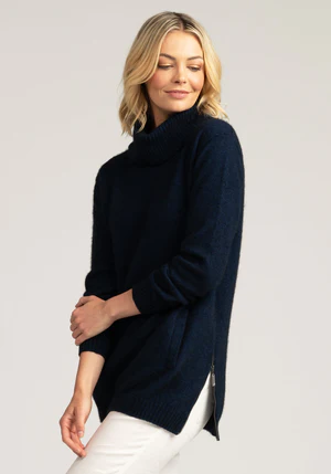 Zip Tunic Sweater