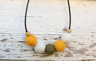 Short Felt Necklace