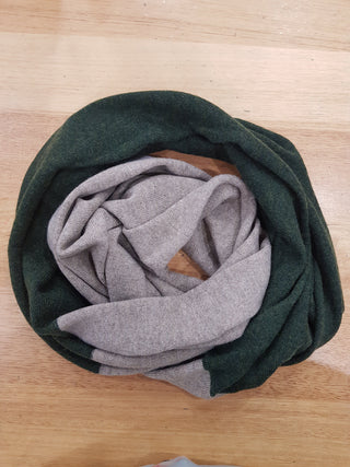 Cashmere Merino 2 Tone Infiniti Scarf