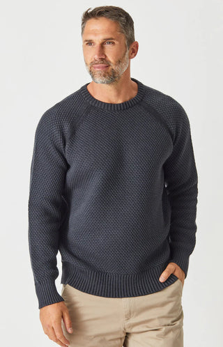 Merino Moss Stitch Crew