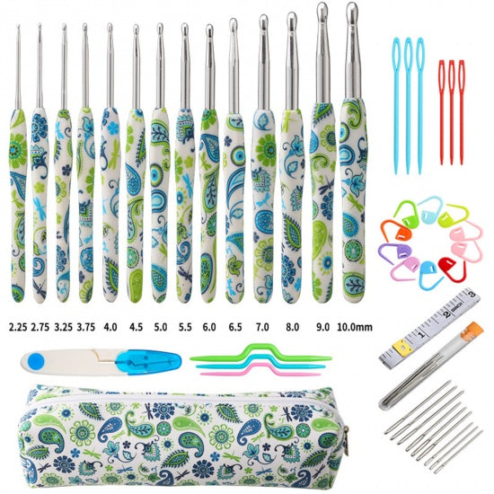 Sally's Floral Crochet Hook Sets Salamanca Wool Shop