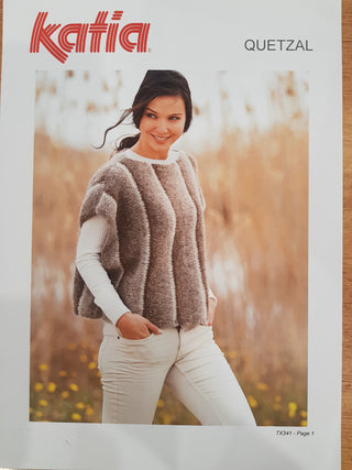 Poncho Quetzal Leaflet Pattern TX341