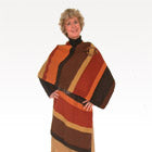 Saya Wrap In 6 Colours Leaflet Pattern