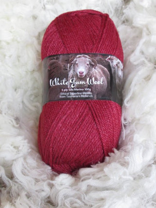 White Gum Wool Silk/Merino