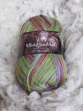 White Gum Wool Silk/Merino