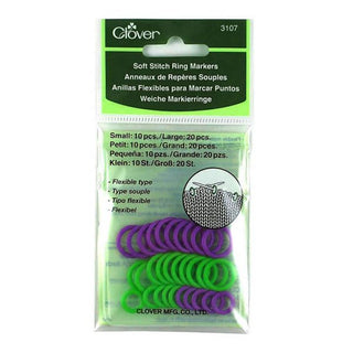 Clover Soft Ring Stitch Markers