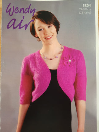 Wendy Air Bolero Leaflet Pattern 5804